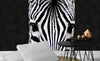 Dimex Zebra Wall Mural 225x250cm 3 Panels Ambiance | Yourdecoration.co.uk