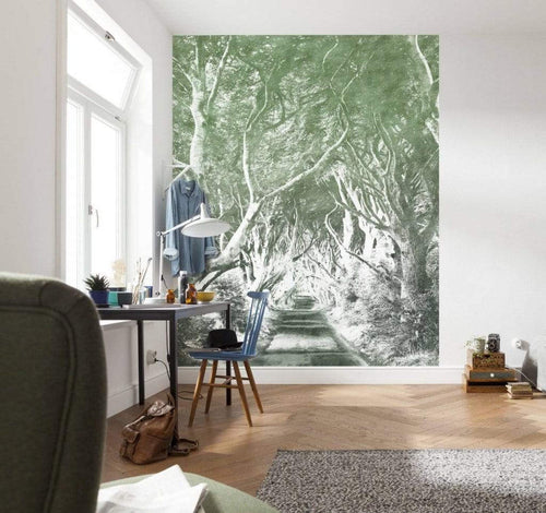 Komar Alley Graphite Non Woven Wall Mural 200x250cm 2 Panels Ambiance | Yourdecoration.co.uk