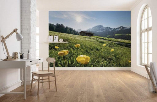 Komar Alpenglueck Non Woven Wall Mural 400x280cm 8 Panels Ambiance | Yourdecoration.co.uk