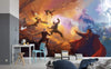 Komar Avengers Epic Battles Two Worlds Non Woven Wall Mural 500x280cm 10 Panels Ambiance | Yourdecoration.co.uk