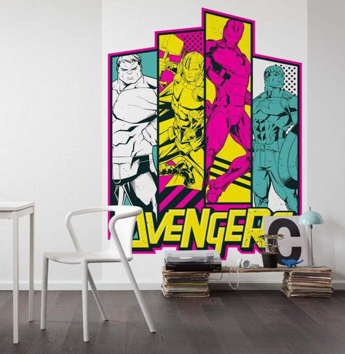 Komar Avengers Flash Non Woven Wall Mural 200x280cm 4 Panels Ambiance | Yourdecoration.co.uk
