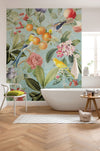 Komar Birds and Berries Non Woven Wall Murals 200x250cm 4 panels Ambiance | Yourdecoration.co.uk