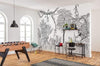 Komar Blanca Non Woven Wall Mural 400x280cm 4 Panels Ambiance | Yourdecoration.co.uk