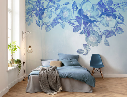 Komar Blue Aura Non Woven Wall Mural 350X250cm 7 Panels Ambiance | Yourdecoration.co.uk