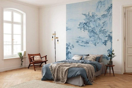Komar Blue China Non Woven Wall Mural 200x280cm 2 Panels Ambiance | Yourdecoration.co.uk