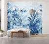 Komar Blue Jungle Non Woven Wall Mural 300x280cm 3 Panels Ambiance | Yourdecoration.co.uk