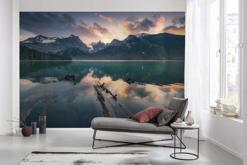 Komar Burning Emerald Non Woven Wall Mural 450x280cm 9 Panels Ambiance | Yourdecoration.co.uk