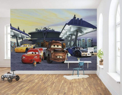 Komar Cars 3 Station Wall Mural 368x254cm 8 Parts Ambiance | Yourdecoration.co.uk