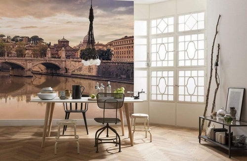 Komar Copper Non Woven Wall Mural 400x250cm 4 Panels Ambiance | Yourdecoration.co.uk