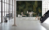 Komar Darkest Green Non Woven Wall Murals 400x250cm 4 panels Ambiance | Yourdecoration.co.uk