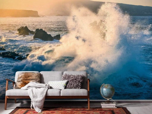 Komar Exploding Elements Non Woven Wall Mural 300x200cm 3 Panels Ambiance | Yourdecoration.co.uk