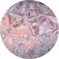 Komar Glossy Crystals Wall Mural 125x125cm Round | Yourdecoration.co.uk