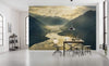 Komar Gold Mountains Non Woven Wall Mural 400x250cm 8 Panels Ambiance | Yourdecoration.co.uk