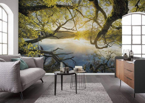 Komar Golden Embrace Non Woven Wall Mural 400x250cm 4 Panels Ambiance | Yourdecoration.co.uk