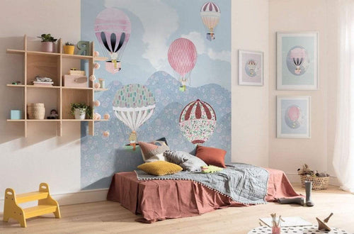 Komar Happy Balloon Non Woven Wall Mural 200x250cm 2 Panels Ambiance | Yourdecoration.co.uk