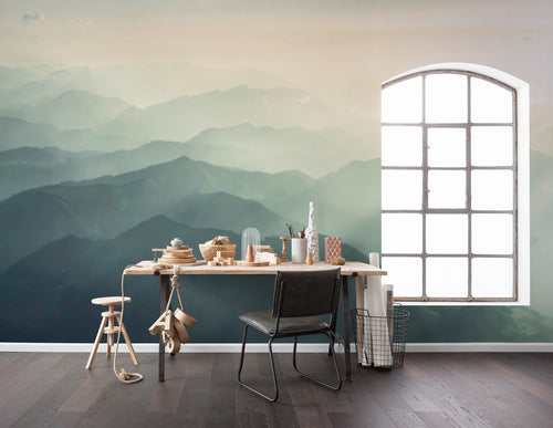 Komar Hazy Hills Non Woven Wall Murals 400x250cm 4 panels Ambiance | Yourdecoration.co.uk