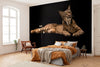 Komar Iberische Lynx Non Woven Wall Mural 400X280Cm 6 Parts Ambiance | Yourdecoration.co.uk