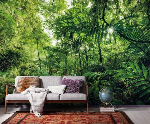 Komar Into The Jungle Non Woven Wall Mural 400x250cm 4 Panels Ambiance | Yourdecoration.co.uk