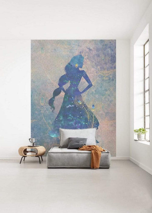 Komar Jasmin Silhouette Non Woven Wall Mural 200x280cm 4 Panels Ambiance | Yourdecoration.co.uk