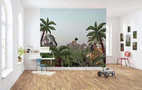 Komar Jungle Book Non Woven Wall Mural 300x280cm 6 Panels Ambiance | Yourdecoration.co.uk
