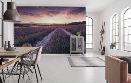 Komar Lavender Dream Non Woven Wall Mural 450x280cm 9 Panels Ambiance | Yourdecoration.co.uk