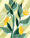 Komar Lemon Fresh Non Woven Wall Murals 200x250cm 4 panels | Yourdecoration.co.uk