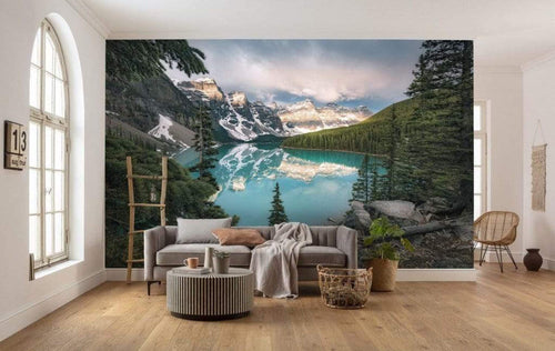 Komar Magic Moraine Morning Non Woven Wall Mural 450x280cm 9 Panels Ambiance | Yourdecoration.co.uk