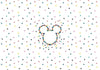 Komar Mickey Heads Up Non Woven Wall Mural 400x280cm 8 Panels | Yourdecoration.co.uk