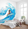 Komar Mickey Surfing Non Woven Wall Mural 300x280cm 6 Panels Ambiance | Yourdecoration.co.uk