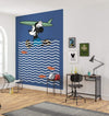 Komar Mickey gone Surfing Non Woven Wall Mural 200x280cm 4 Panels Ambiance | Yourdecoration.co.uk