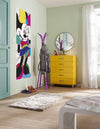 Komar Minnie Mouse Colorful Wall Mural 73x202cm | Yourdecoration.co.uk