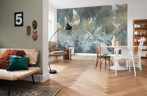 Komar Misty Jungle Non Woven Wall Mural 400x250cm 4 Panels Ambiance | Yourdecoration.co.uk