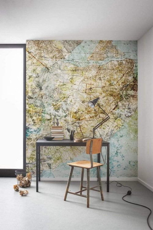 Komar Mix Map Non Woven Wall Mural 200x250cm 2 Panels Ambiance | Yourdecoration.co.uk