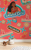 Komar Moana Island Girl Non Woven Wall Mural 200x280cm 4 Panels Ambiance | Yourdecoration.co.uk