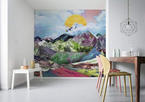 Komar Mountain Top Non Woven Wall Mural 300x250cm 3 Panels Ambiance | Yourdecoration.co.uk