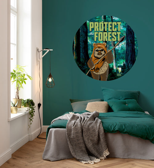 Komar Non Woven Wall Mural Dd1 015 Star Wars Protect The Forest Interieur | Yourdecoration.co.uk