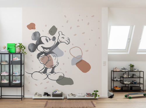 Komar Non Woven Wall Mural Iadx5 045 Mickey Organic Shapes Interieur | Yourdecoration.co.uk
