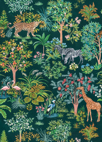 Komar Non Woven Wall Mural Inx4 055 Happy Jungle | Yourdecoration.co.uk