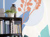 Komar Non Woven Wall Mural Inx6 085 Tropical Shapes Detail | Yourdecoration.co.uk