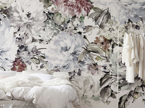 Komar Non Woven Wall Mural Inx8 006 Posy Detail | Yourdecoration.co.uk