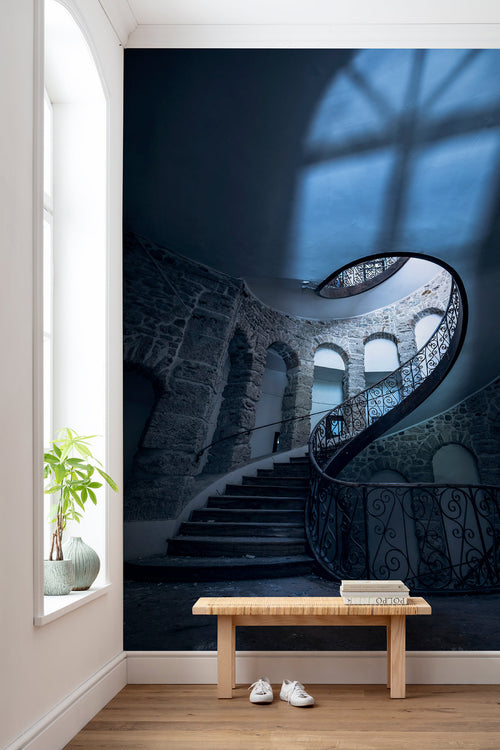 Komar Non Woven Wall Mural Shx4 140 The Forgotten Chateau Interieur | Yourdecoration.co.uk