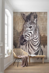 Komar Non Woven Wall Mural X4 1010 Zebra Interieur | Yourdecoration.co.uk