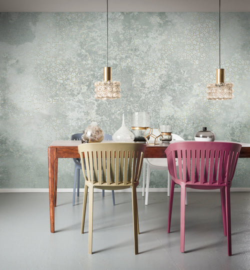 Komar Obfuscated Ornament Non Woven Wall Murals 400x250cm 4 panels Ambiance | Yourdecoration.co.uk