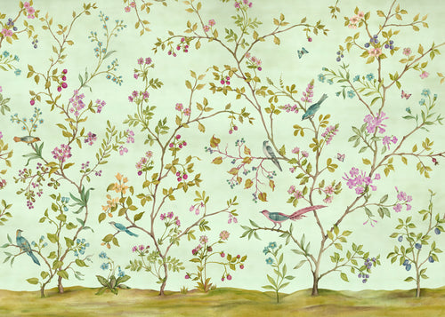 Komar Oiseaux du Paradis Non Woven Wall Murals 350x250cm 7 panels | Yourdecoration.co.uk