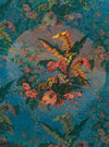 Komar Orient Bleu Non Woven Wall Mural 200x270cm 4 Panels | Yourdecoration.co.uk