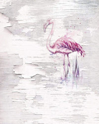 Komar Pink Flamingo Non Woven Wall Mural 200x250cm 2 Panels | Yourdecoration.co.uk