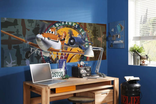 Komar Planes Squadron Wall Mural 202x73cm | Yourdecoration.co.uk
