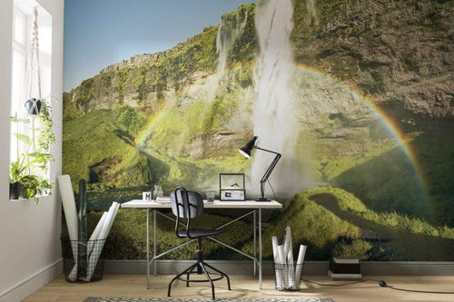 Komar Power of Iceland Non Woven Wall Mural 450x280cm 9 Panels Ambiance | Yourdecoration.co.uk