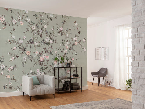 Komar Rosellia Non Woven Wall Murals 350x250cm 7 panels Ambiance | Yourdecoration.co.uk