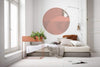 Komar Roselux Wall Mural 125x125cm Round Ambiance | Yourdecoration.co.uk